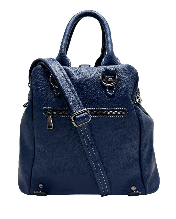 Rucsac dama din piele naturala, Albastru, Laurel Rucsac dama din piele naturala, Albastru, Laurel