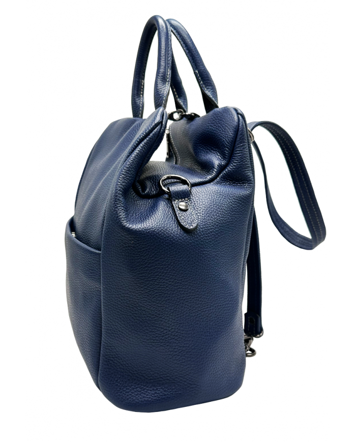 Rucsac dama din piele naturala, Albastru, Laurel Rucsac dama din piele naturala, Albastru, Laurel