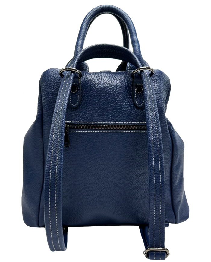 Rucsac dama din piele naturala, Albastru, Laurel Rucsac dama din piele naturala, Albastru, Laurel