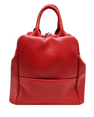 Rucsac dama din piele naturala, Rosu, Laurel Rucsac dama din piele naturala, Rosu, Laurel