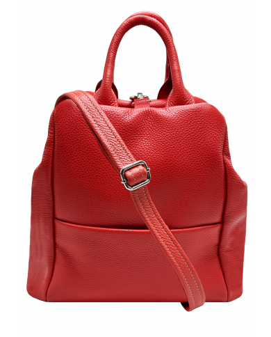 Rucsac dama din piele naturala, Rosu, Laurel Rucsac dama din piele naturala, Rosu, Laurel