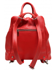 Rucsac dama din piele naturala, Rosu, Laurel Rucsac dama din piele naturala, Rosu, Laurel